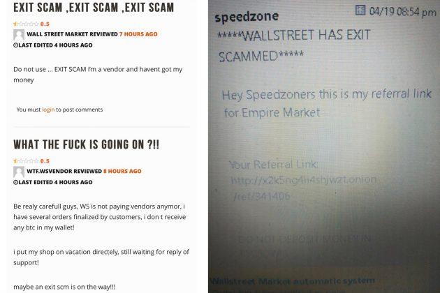 User reviews Wall St Exit Scam